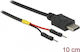 Delock Delock Power Cable Usb C To 2x Pin Connectors Single 10cm