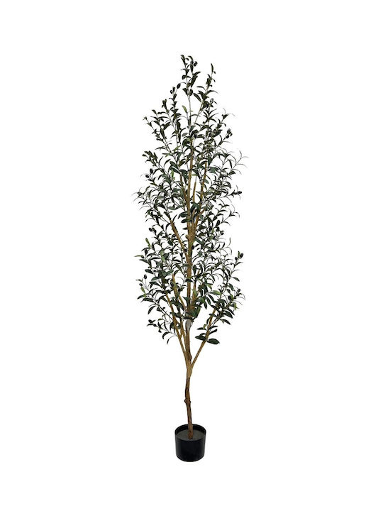 Künstliche Topfpflanze Außengelände Olive Höhe 210cm