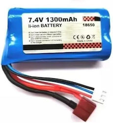 Profindustry Baterie Li-ion 7.4V 1300mAh Pentru Vehicul RC