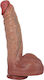 Hidden Desire Ρεαλιστικό Dildo με Όρχεις και Βεντούζα Flesh 31cm