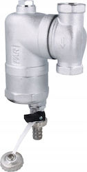 Separator De Murdărie Afriso Far 202 Supapă De Descărcare Cu Magnet Cromat Conexiuni Mobile Rp1'' Debit Maxim 2,5 M3/ha