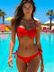 Set Bikini Push-Up Brasil Rot