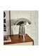 Atmosphera Omia Table Lamp with Silver Shade and Base