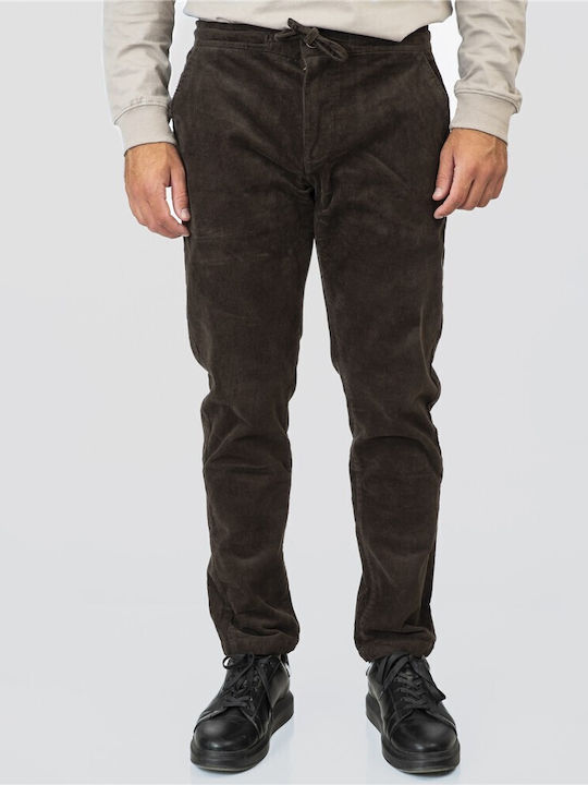 Double Παντελόνι Chino Ελαστικό Grey
