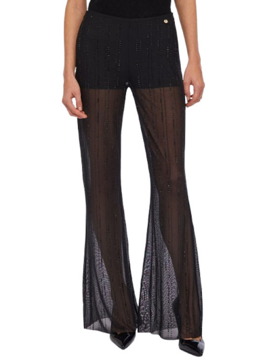Women's Fabric Trousers Black