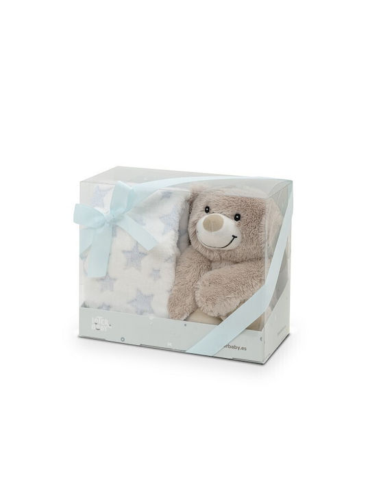 Interbaby Κουβέρτα Αγκαλιάς & Λίκνου με Ζωάκι 80x110εκ.