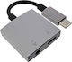 InLine Convertor USB-C / 3.5mm masculin în USB-C / 3.5mm feminin 1buc