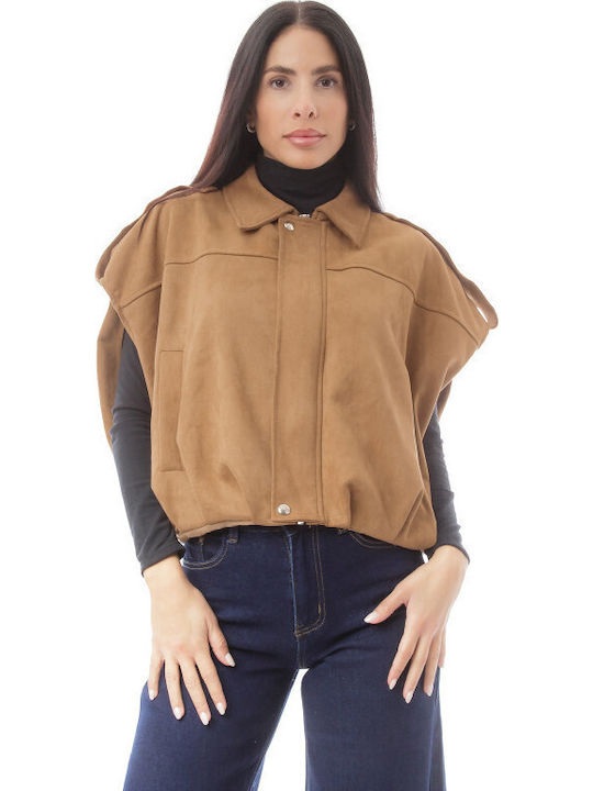 Silia D Women's Lifestyle Suede Jacket for Wint...