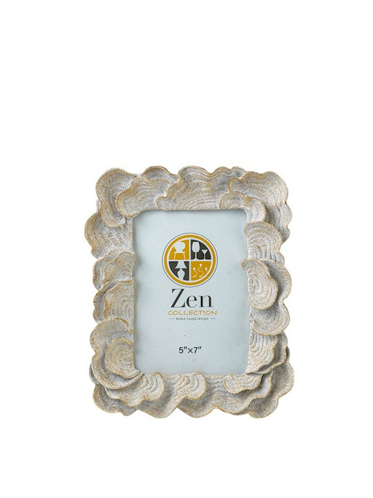 Zen Collection Plastic Photo Frame With Gold Frame