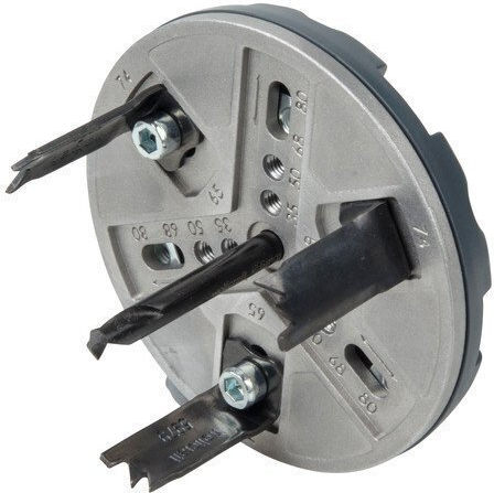 Wolfcraft Gmbh 5985000 Drill Circle Cutter Drill Bit Right Hand Rotation Plasterboard Plywood Softwood Panel 8.5 mm 3 cm