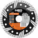 Neo Tools Δίσκος Κοπής Δομικών Υλικών 115mm