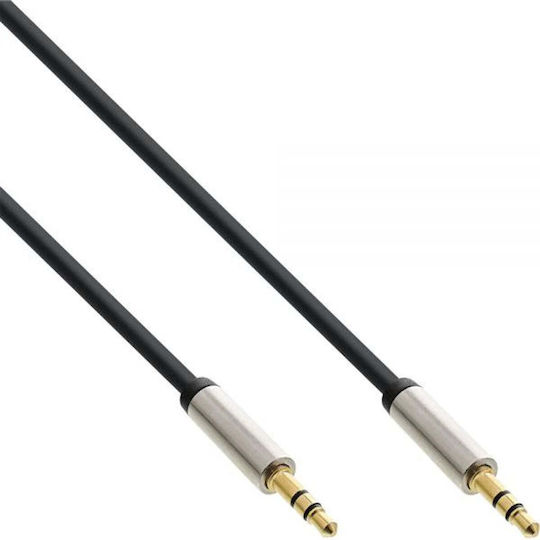 InLine InLine 3.5mm Jack Cable - 3.5mm Male to 3.5mm Male Silver 10m
