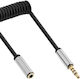 InLine Audio Cable 3.5mm Male - 3.5mm Female Silver 2m 99282