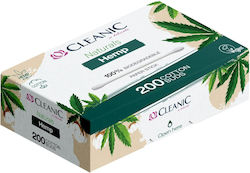 Cleanic Natural Hemp Cotton Swabs 1 Pack 200 Pieces