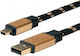 Roline USB 2.0 Cable USB-A male - Μαύρο 1.8m 11.02.8822