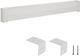 Radiator Covers Vevor Basic Series 1526 Mm Front Cover for Standard Electric Heating Unit Home Improvement Heavy Duty Steel Easy Installation Replacement for Old Cover in Bedroom White