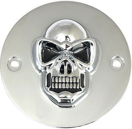 Camshaft Cover Harley Davidson '99-'17 Twin Cam Skull Point Cover 5-hole Chrome