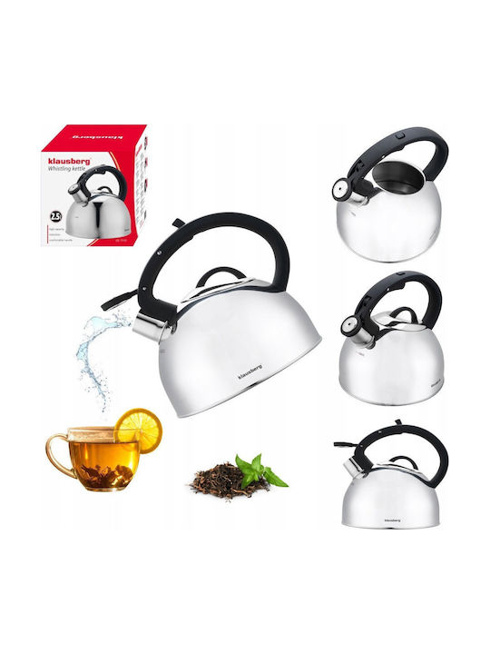 Klausberg Kettle Stainless Steel Gray 2500ml