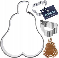 Steel Pear-shaped Cookie Cutter 4.5 Cm