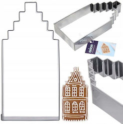 Steel Cookie Cutter House 12 Cm