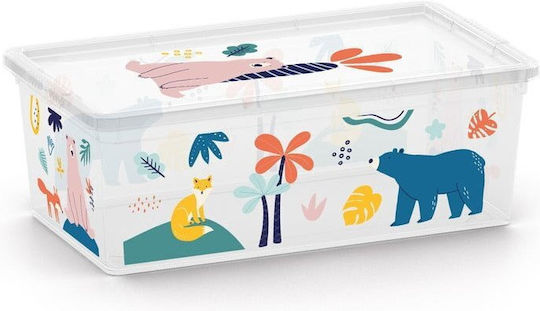 Kis Kunststoff Aufbewahrungsbox mit Deckel Transparent 5lt