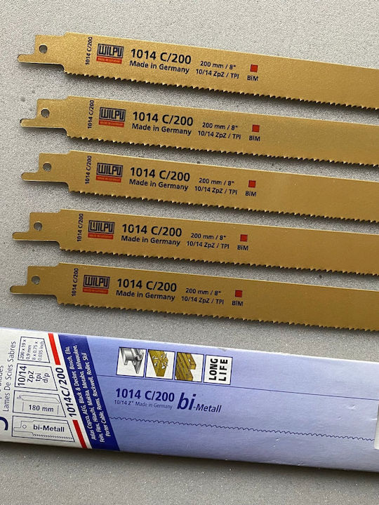 Fierăstraie Wilpu Lemn Plastic Wilpu 135/150 5 Bucăți 180mm 1014c/200