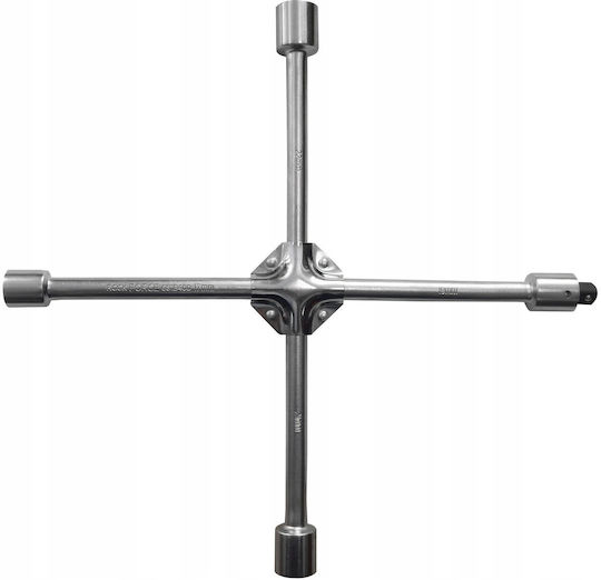 Cheie Încrucișată Roți 17-19-21-22mm Adaptor Încrucișat 1/2"