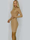Mini Abendkleid Creme