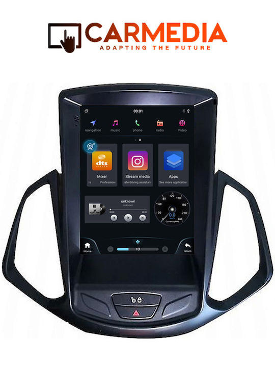Carmedia Car Audio System for Ford EcoSport 2012-2018 (Bluetooth/USB/AUX/WiFi/GPS/Apple-Carplay/Android-Auto) with Touch Screen 9.7"