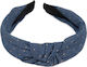 Donegal Donegal Haar Stirnbänder Kordelä Haarband Denim Fa-5866 1 Stück