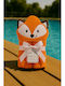 Serafino Baby Hooded Towel Orange 76x76cm