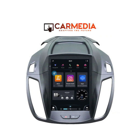 Carmedia Car Audio System for Ford Kuga / C-Max 2011 (Bluetooth/USB/WiFi/GPS/Apple-Carplay/Android-Auto) with Touch Screen 9.7"