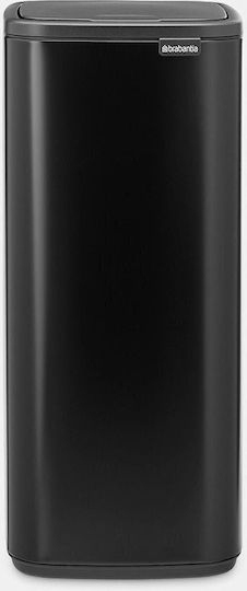 Brabantia Coș De Gunoi Bo Touch Plastic Împingeți Negru 30lt