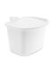 Koziol Waste Bin Waste Plastic White 1pcs