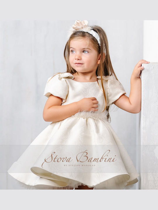 Stova Bambini Ecru Taufkleid