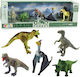 Set 5 Realistische Dinosaurier Figuren Wald