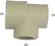 Τάφ Μείωσης Pp-r 25 20 20kan-therm