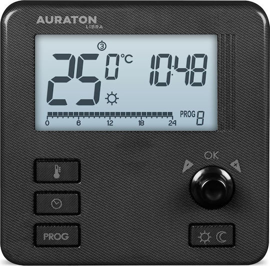Auraton Auraton Libra Black Weekly Wired Temperature Controller
