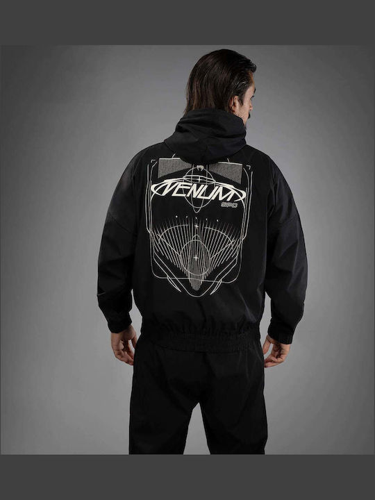 Sweatshirt with Hood Black/ivory