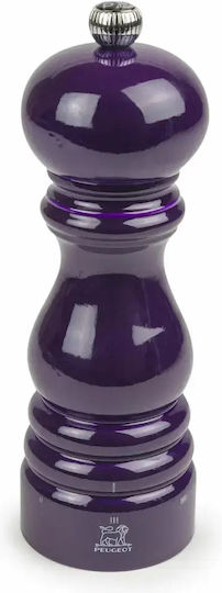 Peugeot Manual Pepper Mill Inox in Purple Color 18cm