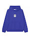 Sweatshirt with Hood Dazzling Blue