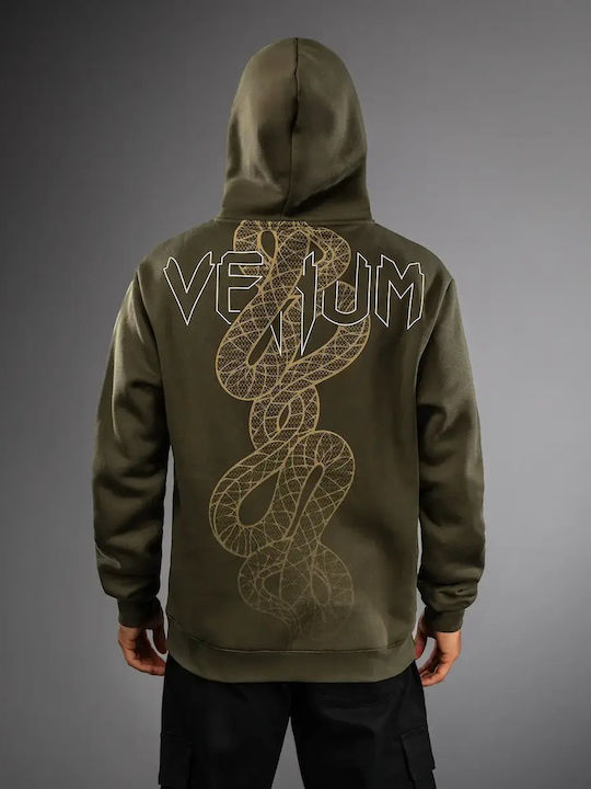 Sweatshirt with Hood Khaki, Bronze, Ivory
