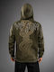 Sweatshirt with Hood Khaki, Bronze, Ivory