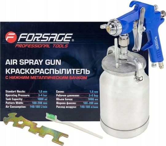 Forsage Пневматичен пистолет за боядисване Под Tumbler 1.8мм