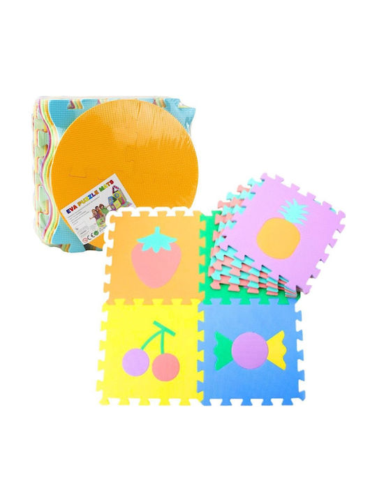 Lean Toys Kinderbodenpuzzle Foam 16Stück
