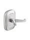 Gedy Double Bathroom Hook with Screws 6.8x7cm Silver