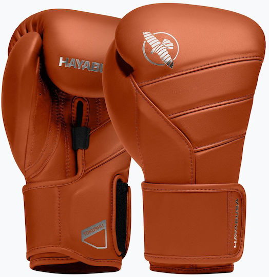 Hayabusa Boxing Gloves Leather for Match Orange