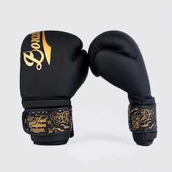 Boxing Pro Γάντια Πυγμαχίας για Αγώνα Μαύρα