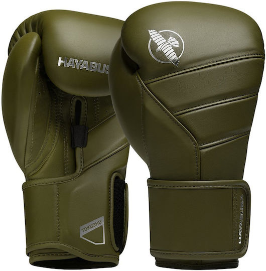 Hayabusa Boxing Gloves Leather for Match Green