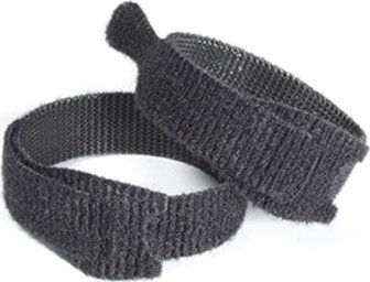 Organizer Velcro Velcro One-Wrap Reusable Velcro One-Wrap Tapes 12mm X 20cm X 6 Black